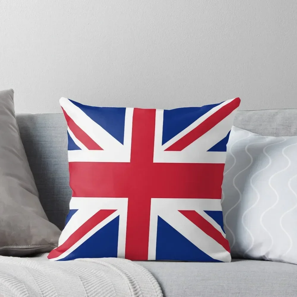 

United Kingdom Flag - Union Jack Sticker Sheet Throw Pillow luxury throw pillow covers christmas cushions covers pillow