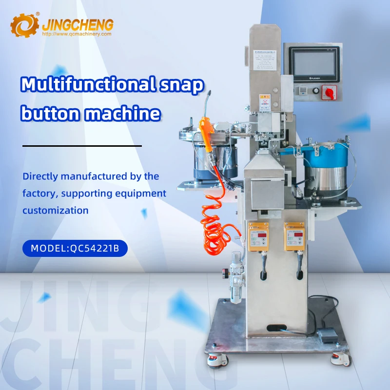 Automatic Cap/hat Snap Fastener Button Fixing Machine for Thick Fabric