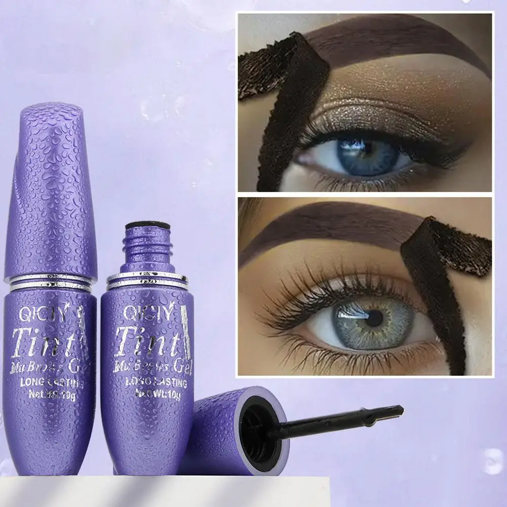Crema para teñir cejas, herramienta de dibujo de cejas perezosas, resistente al agua, sin sujeción de cejas y Gel para el sudor, maquillaje que se decolora, Pr de larga duración M8F2