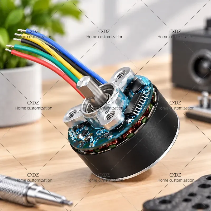 BL3525-012 External Rotor Brushless Motor Neodymium Strong Magnetic 7.4V 12V Ball Bearing Large Torque 35mm