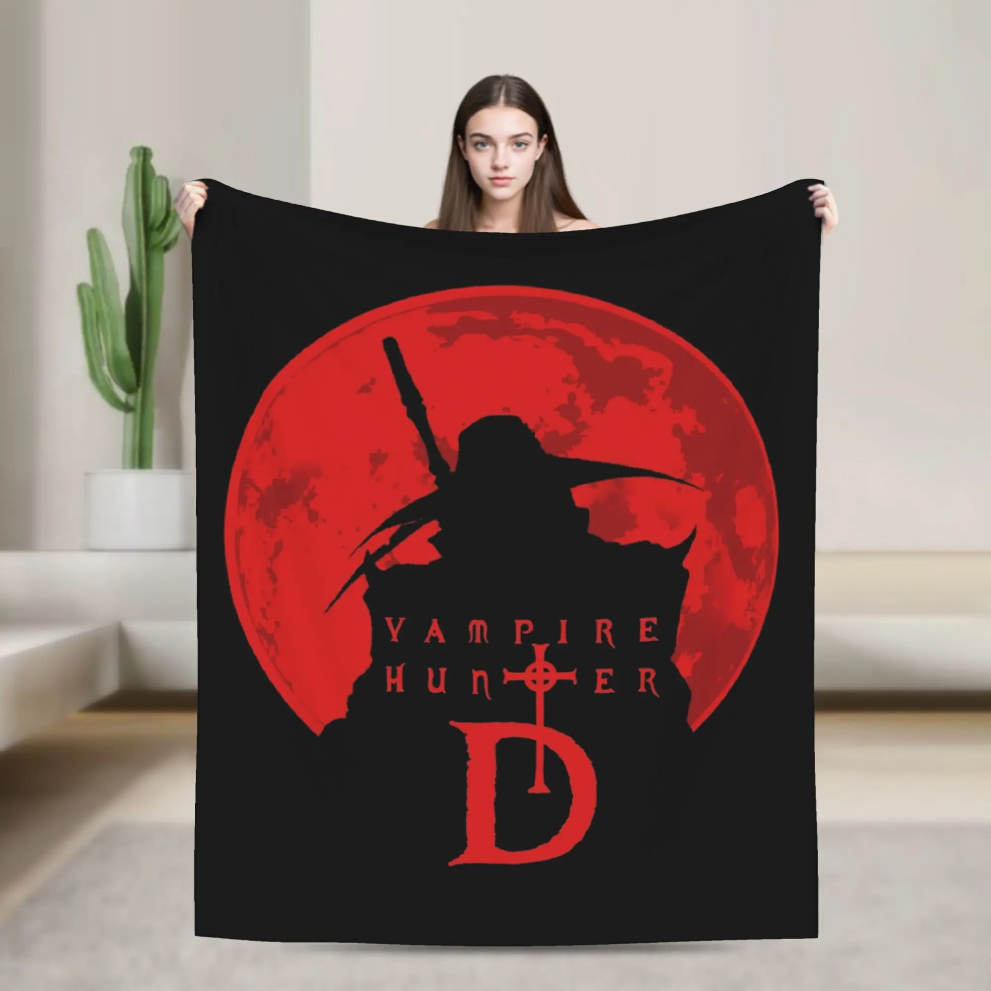 Lord Vampire Hunter D film Anime Hellsing Blankets Velvet Spring Autumn Warm Throw Blanket for Bedding Office Bedding Throws