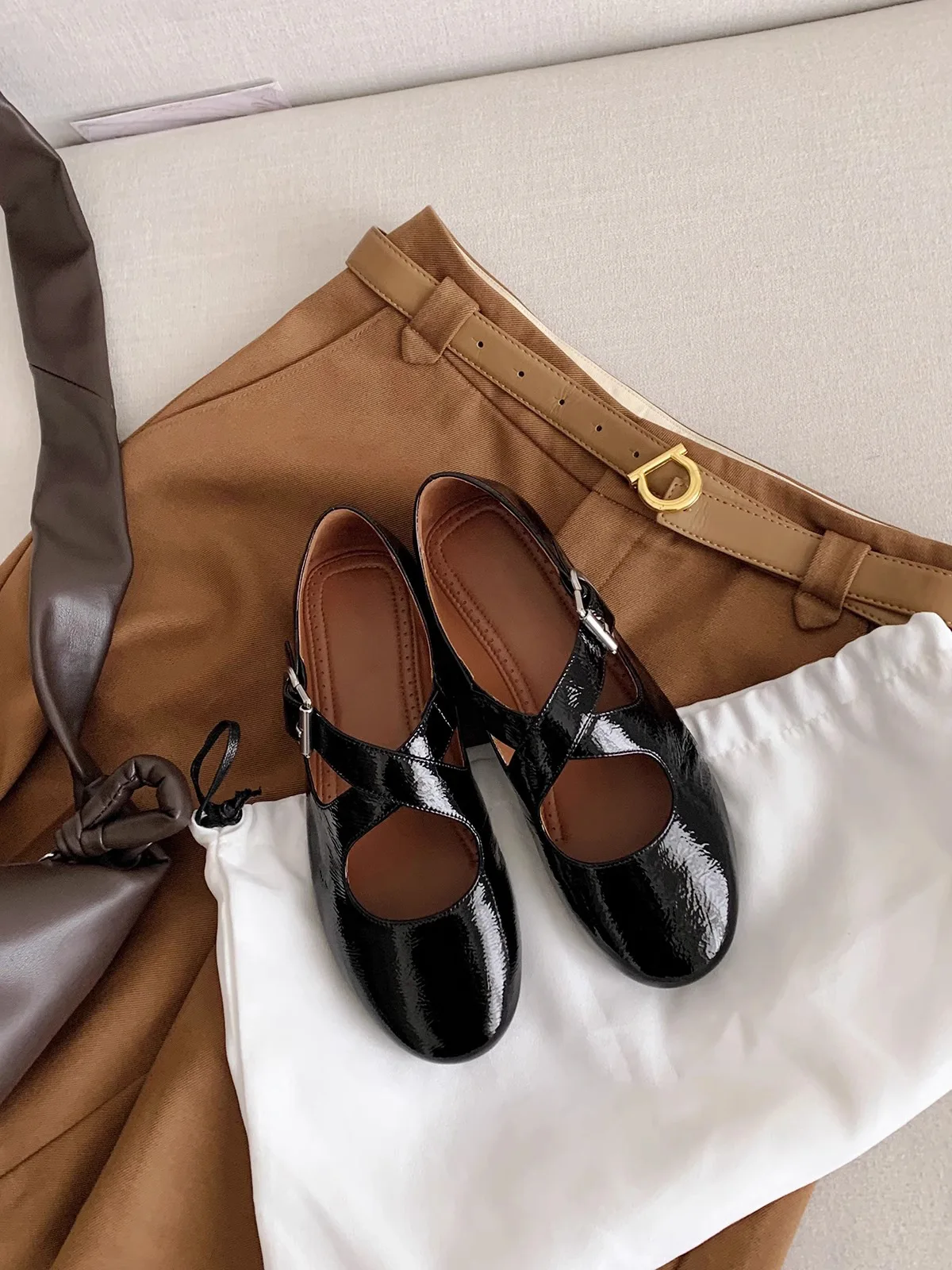 Flat Shoes Female Low Rome Rubber Fabric Flat Shoes Female Low Rome Rubber