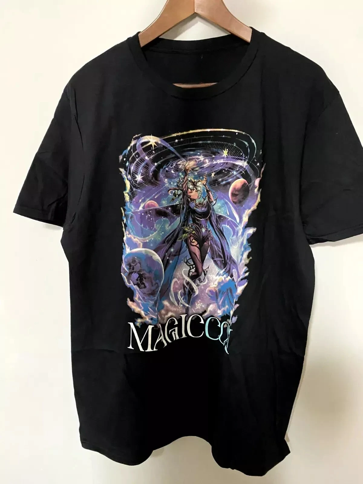 

MTG Magic The Gathering Anime Omniscience T-shirt Magic Con Las Short Sleeve T-Shirt Graphic Short Sleeve Shirt Men Women Summer