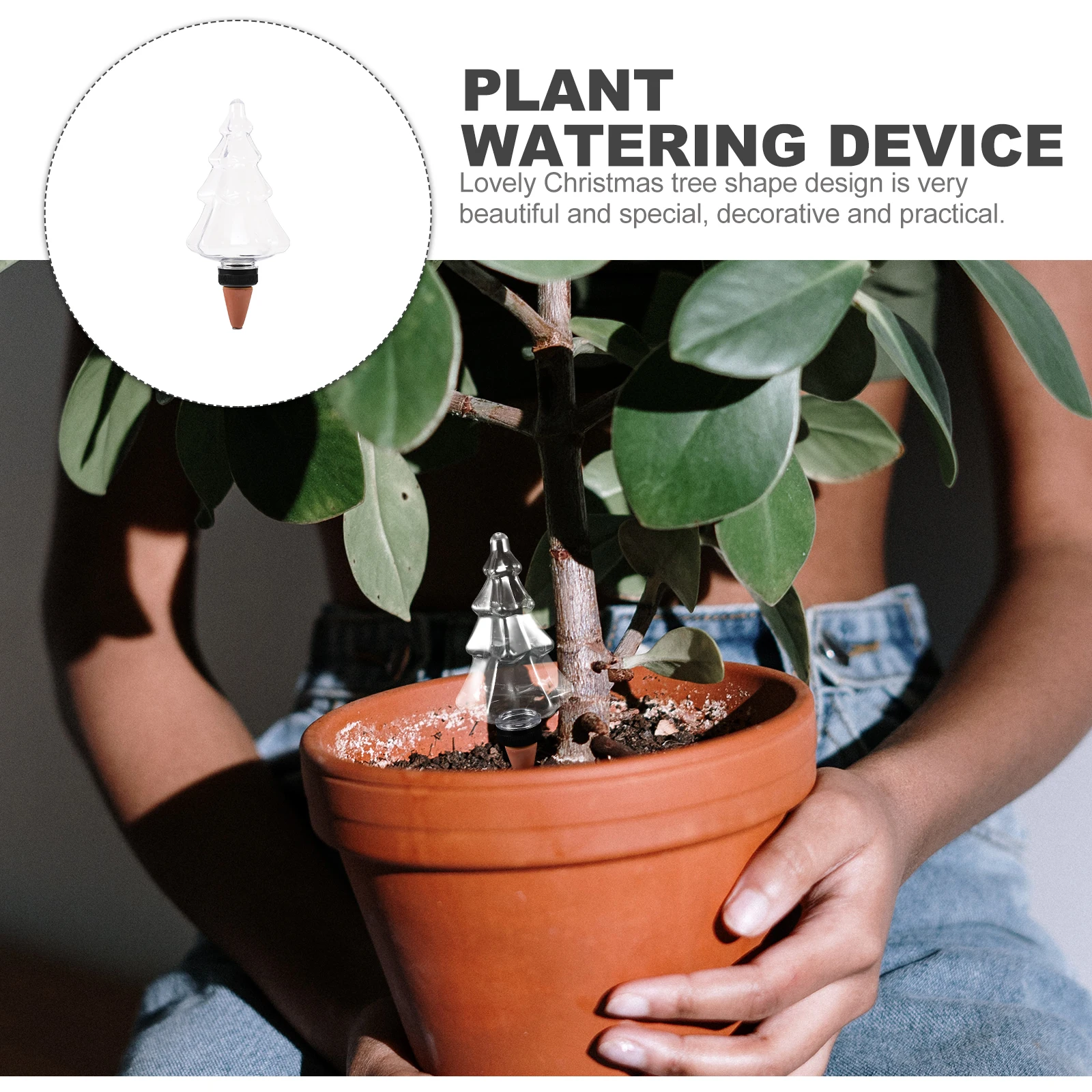 

Christmas Tree Waterer Automatic Plant Watering Tools Plants Device Devices Plastic Garden Vacation Indoor
