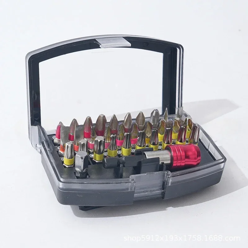 32-Pieces Screwdriver Bits Set S2 Torx Bits Socket Quick Release Connector Complete Tool Kits Home-appliance Repair Manual Tool