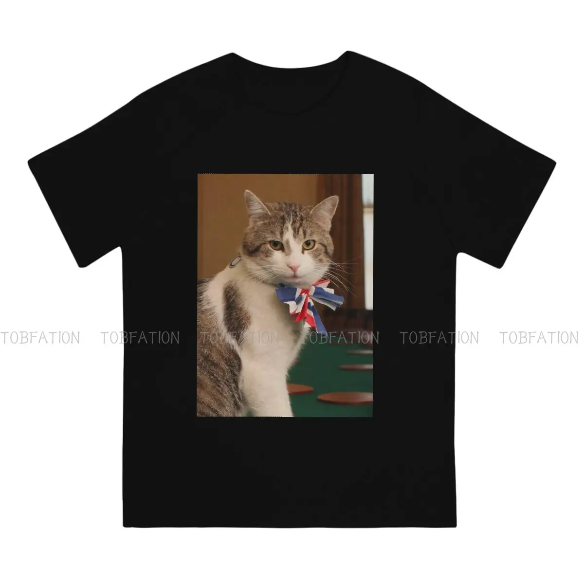 Larry Everybody Loved Them Chief Mousecatcher TShirt for Men Britain's Popular Stray Cat  Humor Leisure Sweatshirts T Shirt