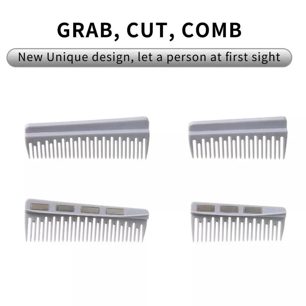 Hair Stylishing Tool Hair Comb Professional Scissor Plastic Hair Scissor Comb Grooming Thinning Detachable Hair Cutting Comb
