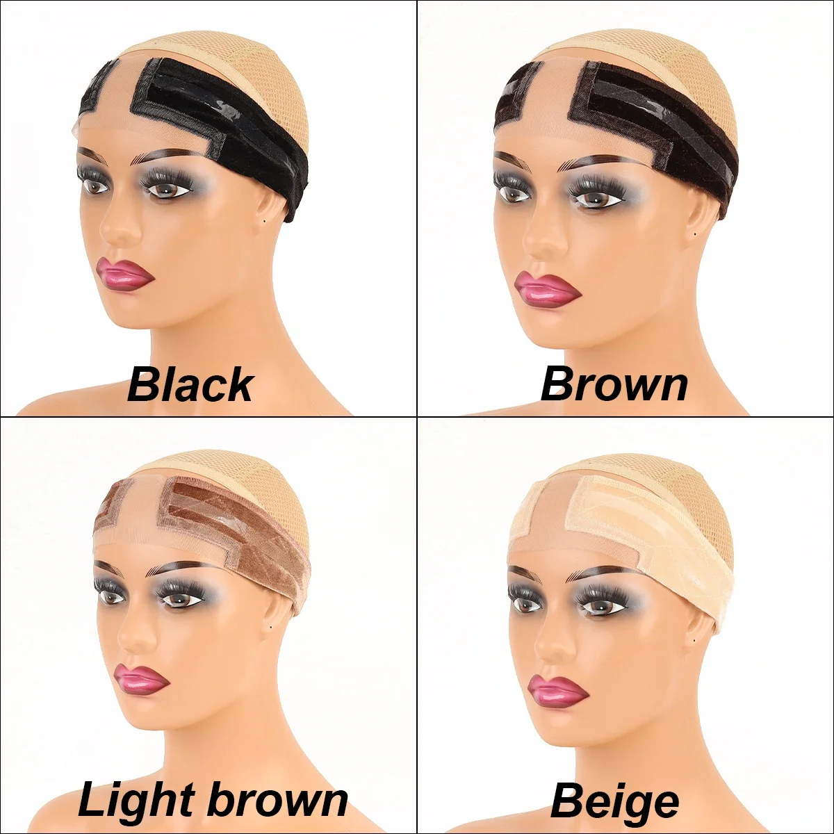 Lace Wig Grip Band with Non-Slip Silicone Strip, Adjustable Velvet Wig Grip Band for Lace Front Wigs,Wig Melting Band for Women