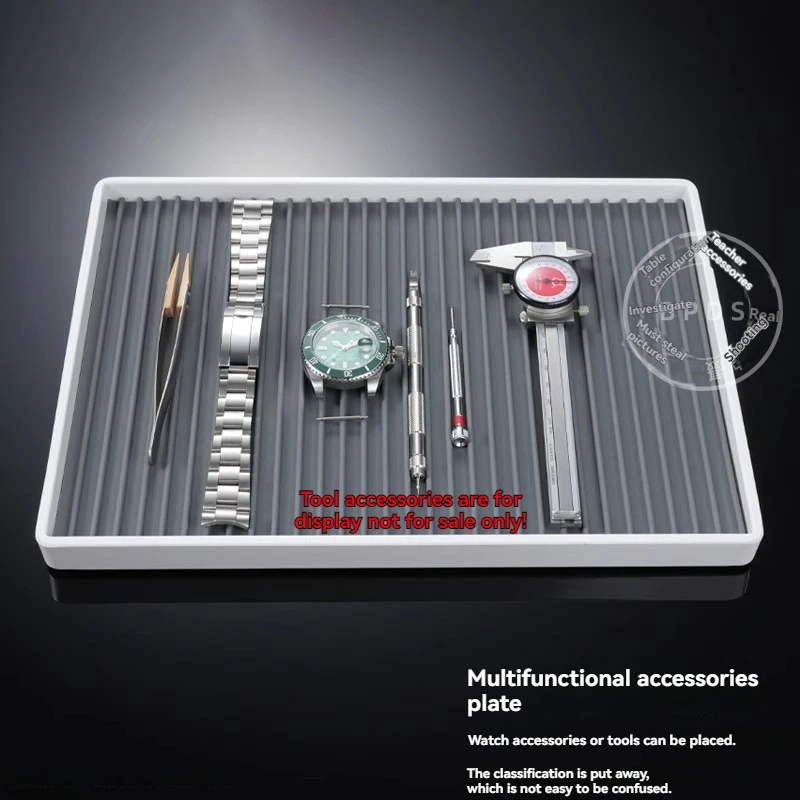 Резиновый противоскользящий коврик для часовщиков, ремонт блоков часов, подушка для обслуживания, лоток для инструментов для ремонта часов