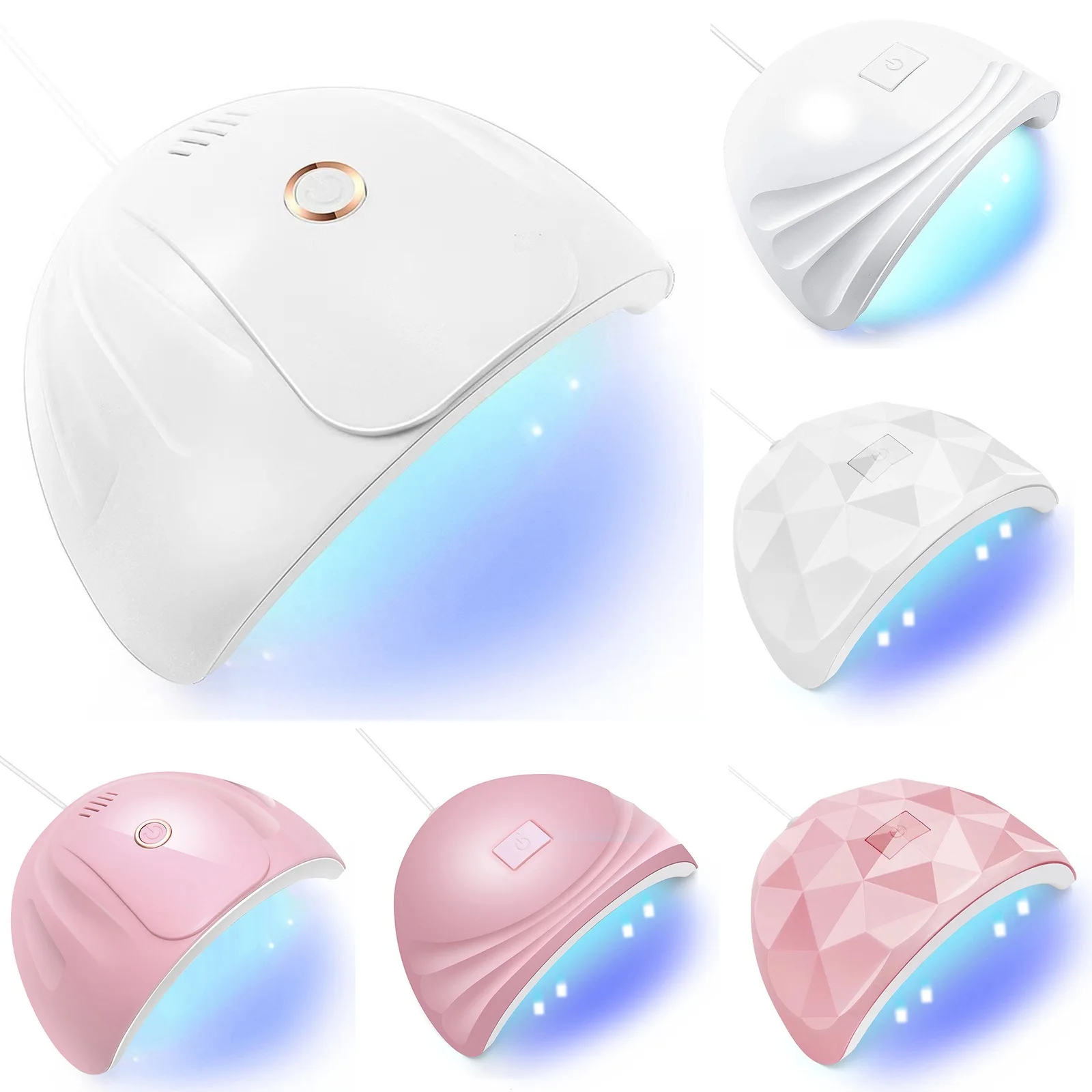  New 18 UV Lamp Beads Drying All Gel Polish LED Nail Dryer Lamp For Nails USB Charge Professional Manicure Equipment