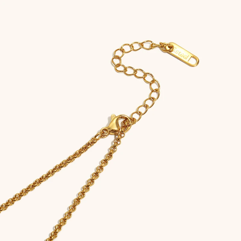 Edelstahl-Tauchglasur-Kreuzanhänger-Halskette, personalisiert, trendig, Emaille, weiß, farbenfroh, allergiebeständig, Schmuck, neu – Detail 6