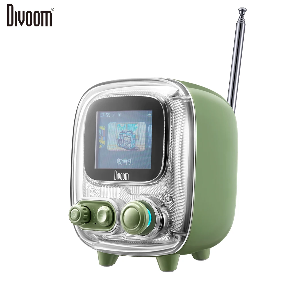 

Divoom T-tiivoom-2 Pixel Art Bluetooth Speakers Portable Alarm Clock DIY Display Board Cute Gift Home Light Decoration FM radio