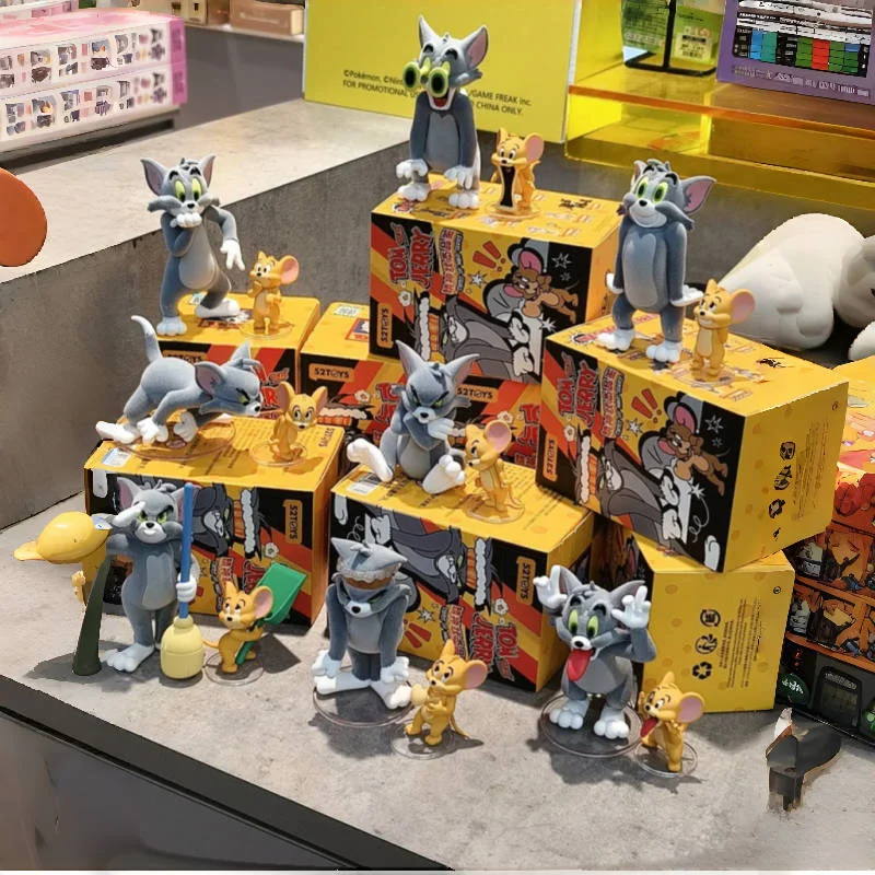 

Genuine Tom And Mouse Blind Box Mental State Tasting Handmade Trendy Play Cartoon Ornament Gift Children'S Toy Girlfriend Gift