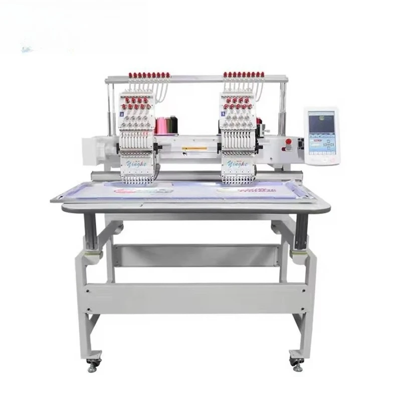 9 Needles One Head Two Head High Quality Embroidery Machines High Speed Computer Sewing Embroidery Machine