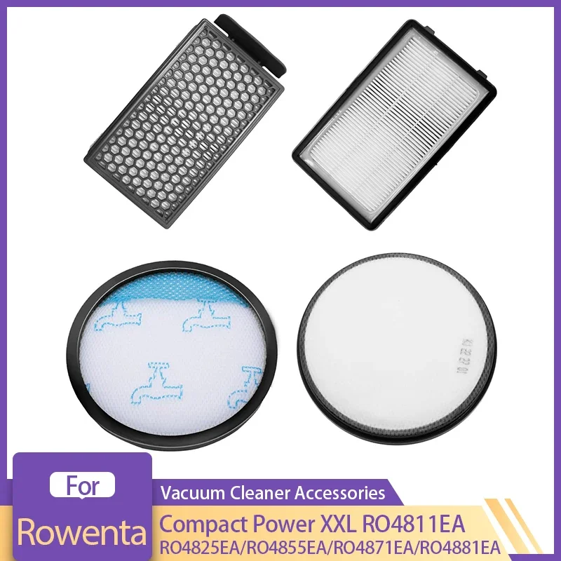 Repuestos de filtro Hepa para Rowenta Compact Power XXL, RO4811EA, RO4825EA, RO4855EA, RO4859EA, RO4871EA, RO4881EA, ZR780000