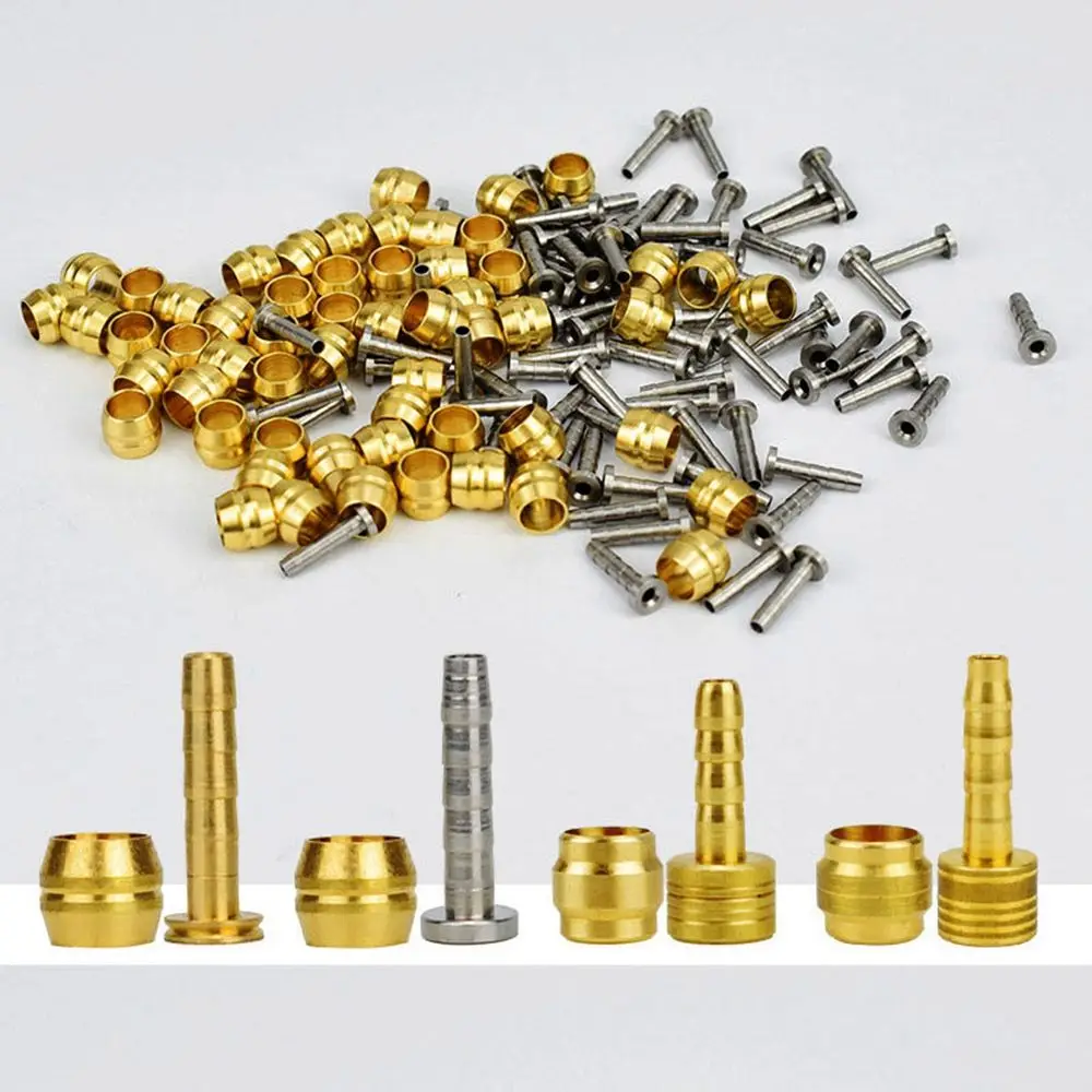 10 مجموعات BH59 BH90 دراجة اكسسوارات الأصلي موصل إدراج الزيتون إبرة كم أنبوبة زيت خرطوم الصحن الهيدروليكي الفرامل