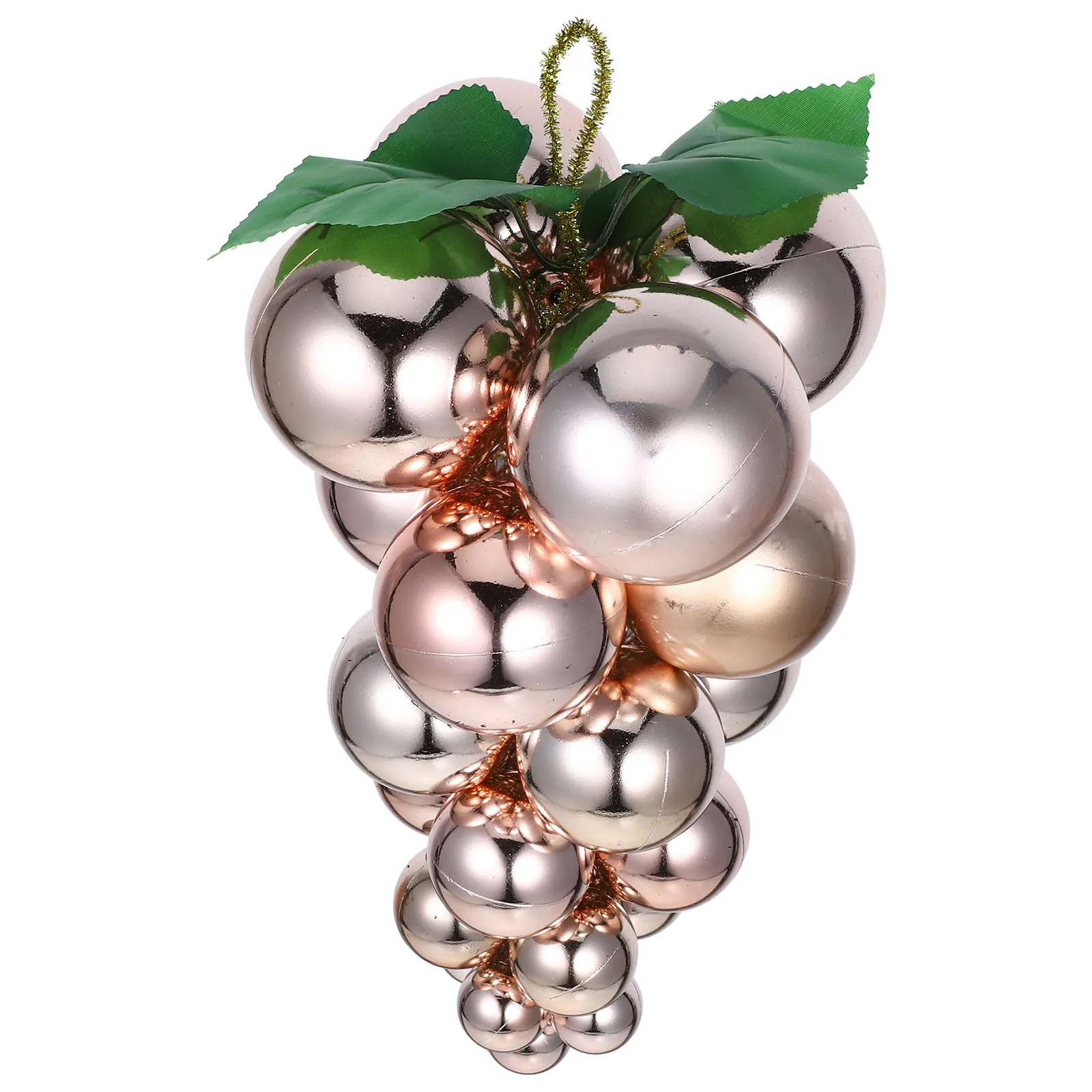 

Holiday Hanging Sphere Ornament Artificial Grape Cluster String Ball for Christmas Tree Decoration Festive Indoor Outdoor Decor