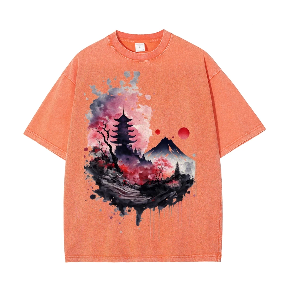 

Chinese Style Pattern, Unique Trend, Y2k Bunny Tee, Women's Hand-Painted T-Shirt, Korean Style Graphic,Oversized Summer Top,2025