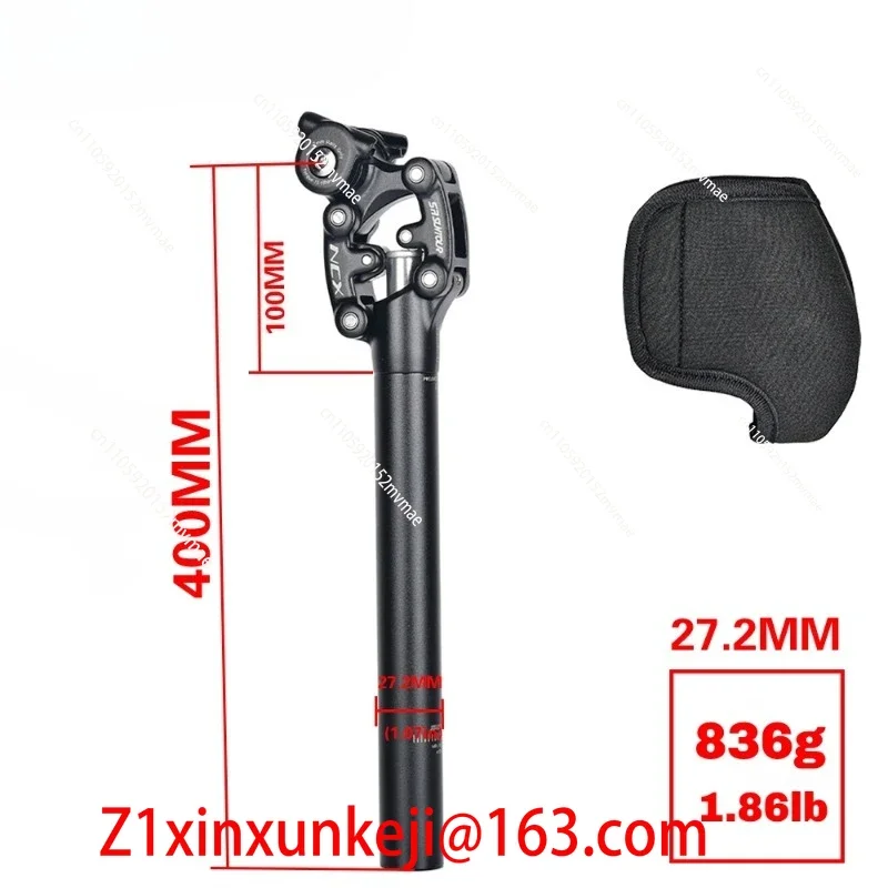 Seatpost With Shock Absorber Suspension Seatpost 27.2 30.9 31.6mm Damping bicycle Seat Post 50mm Travel Mountain Bike seat tube