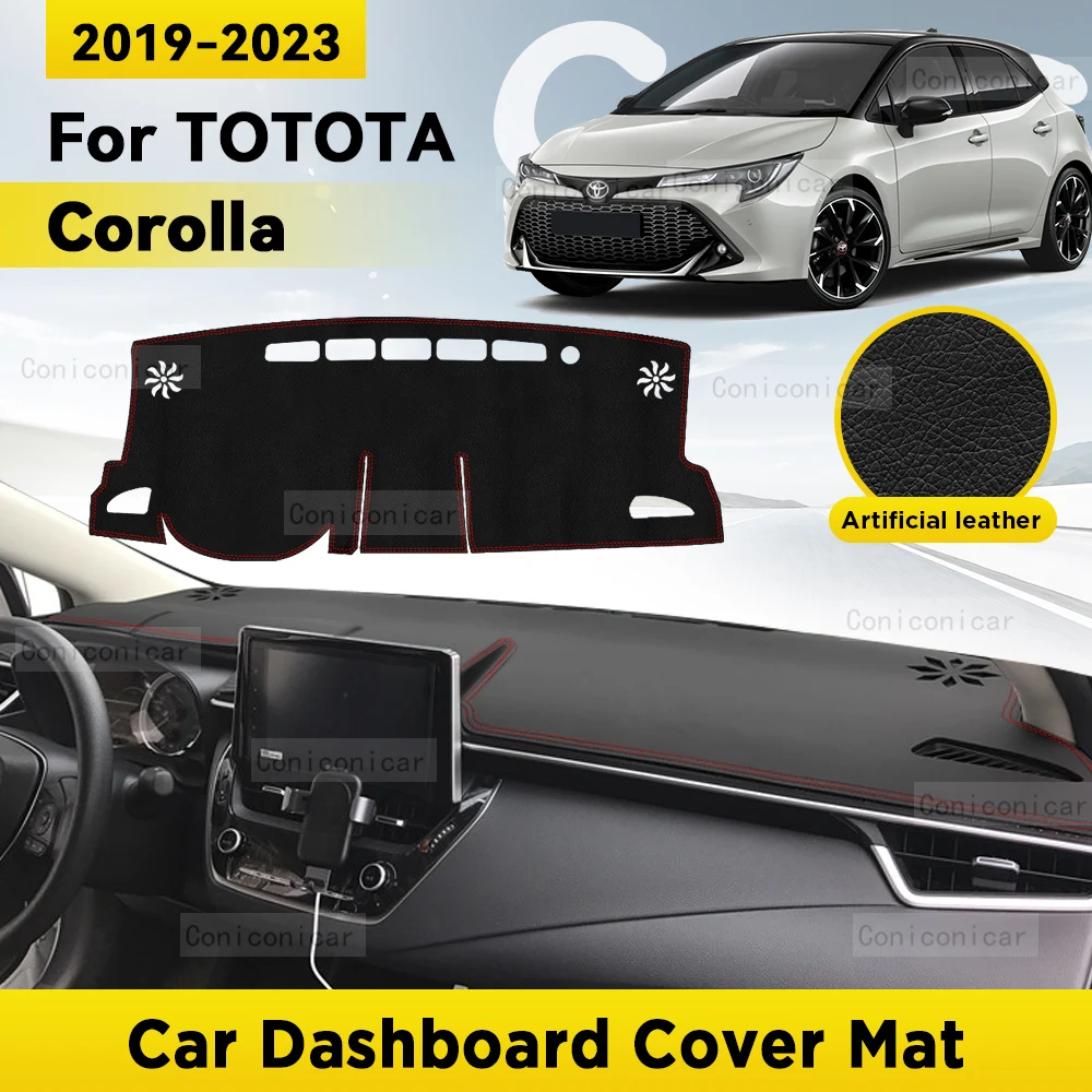 Dashboard Cover Mat Protective Pad  For TOYOTA Corolla E210 2019-2023 Car Accessories Dash Board Sunshade Anti-UV Carpet Dashmat