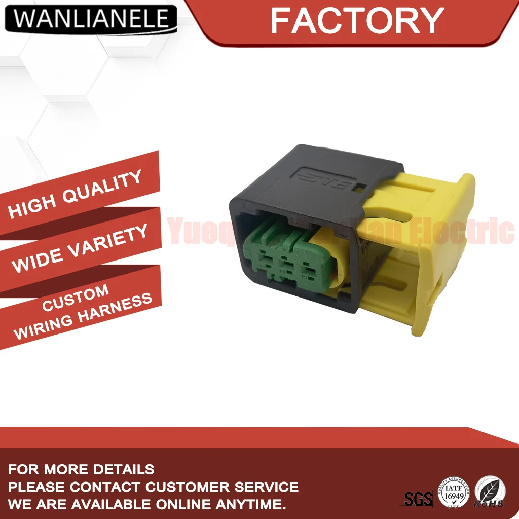50 Sets 3 Pin Sealed Waterproof Female Automotive Electrical Plug Auto Connector 3-1418448-1 314184481