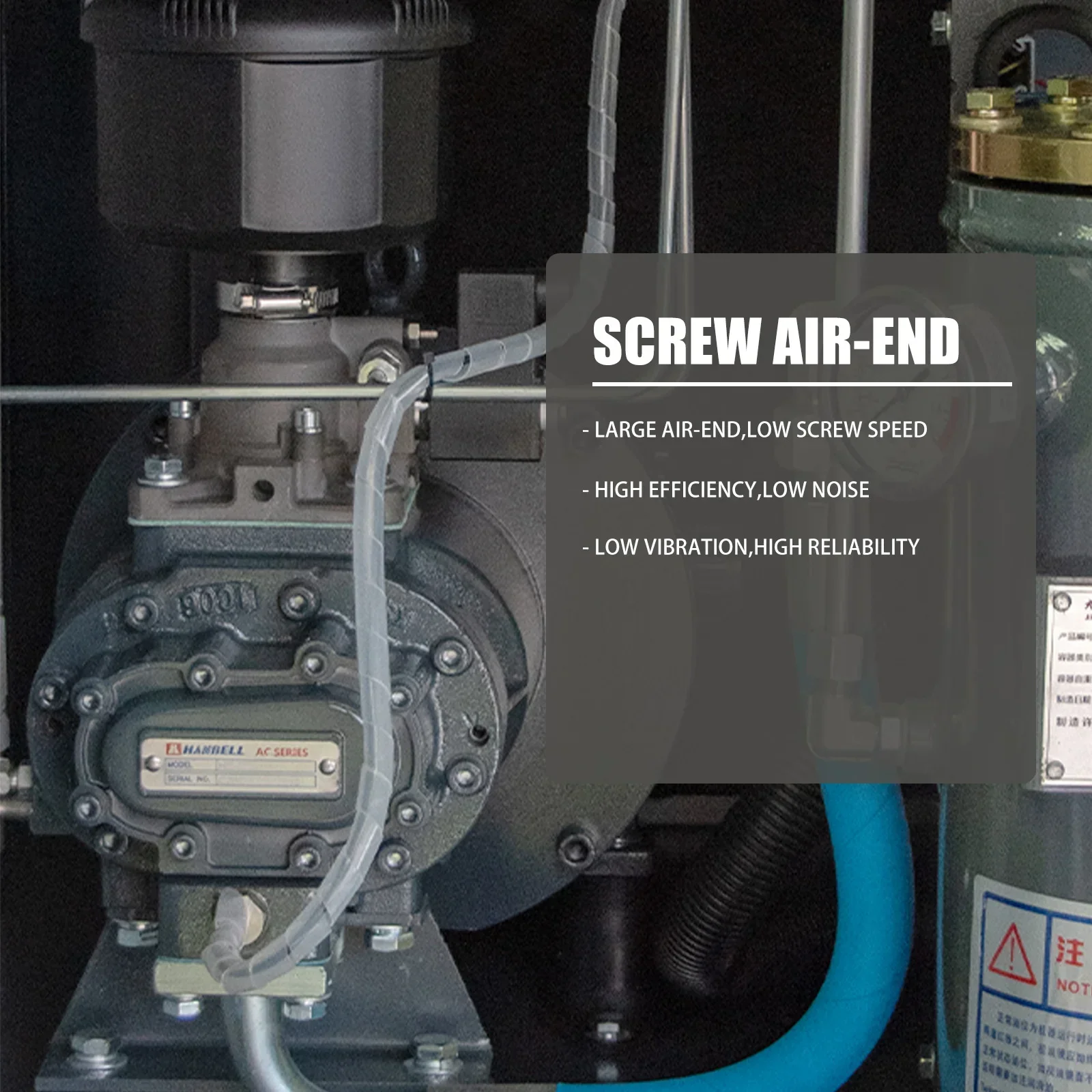 Portable 10hp Screw Air Compressor 2in1 Type Tire Inflator Portable Air Compressor Compressors 300 Liter
