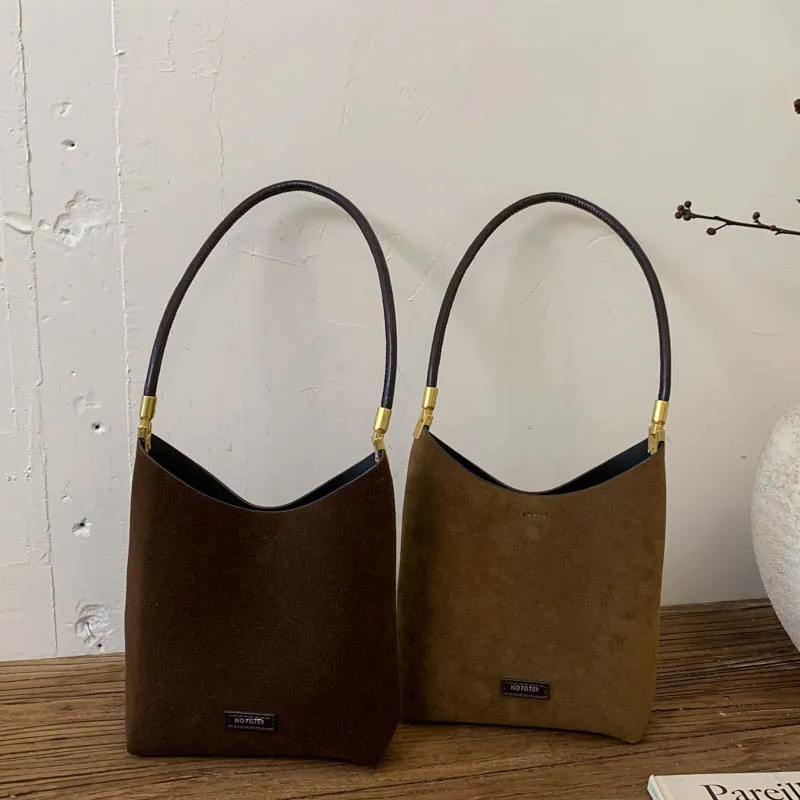 

2026 Новая ретро-сумка, коричневая сумка через плечо большой вместимости, сумка подмышки, сумка через плечо, модная и повседневная женская сумка для отдыха