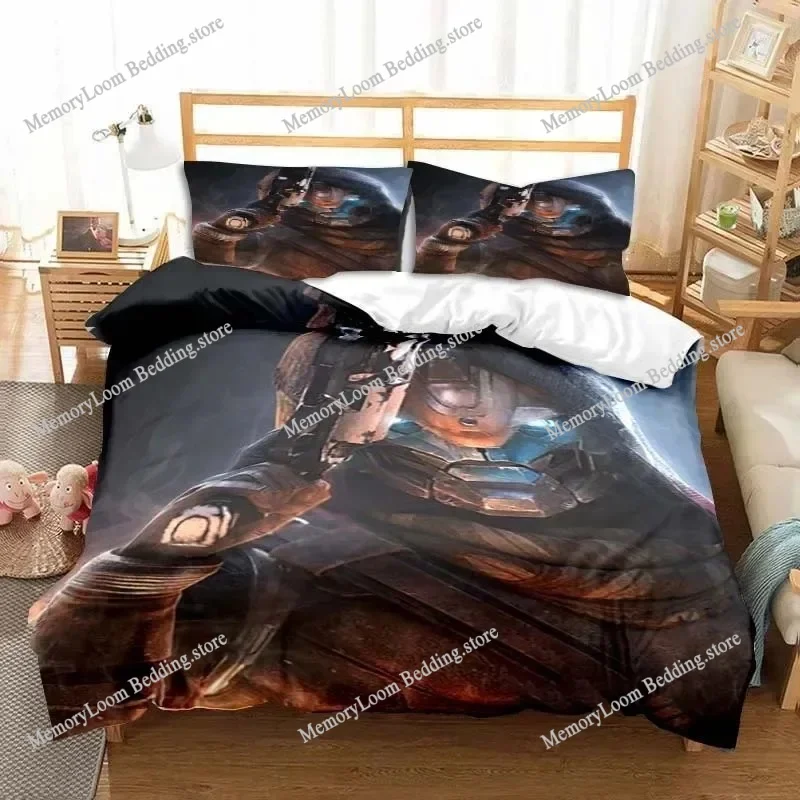 Game Cool Destiny Bedding Set Boys Girls Twin/Queen/King Size Duvet Cover Pillowcase Bed Kids Adult Cozy Soft Home Textile