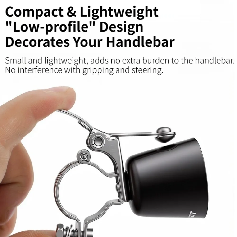 Copper Alloy Bicycle Bell, Multi-functional Dual-use Bike Bell for Mountain & Road Bikes, Cycling Equipment Accessories