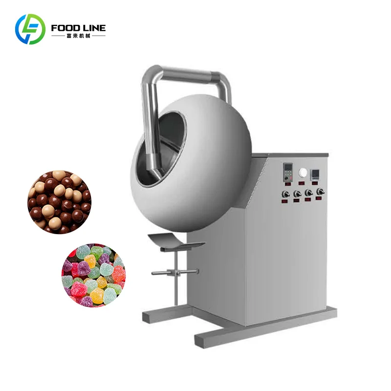 Professional Almond Sugar Coating Machine For Nuts Chocolate Commercial Food Coating Machine Customize