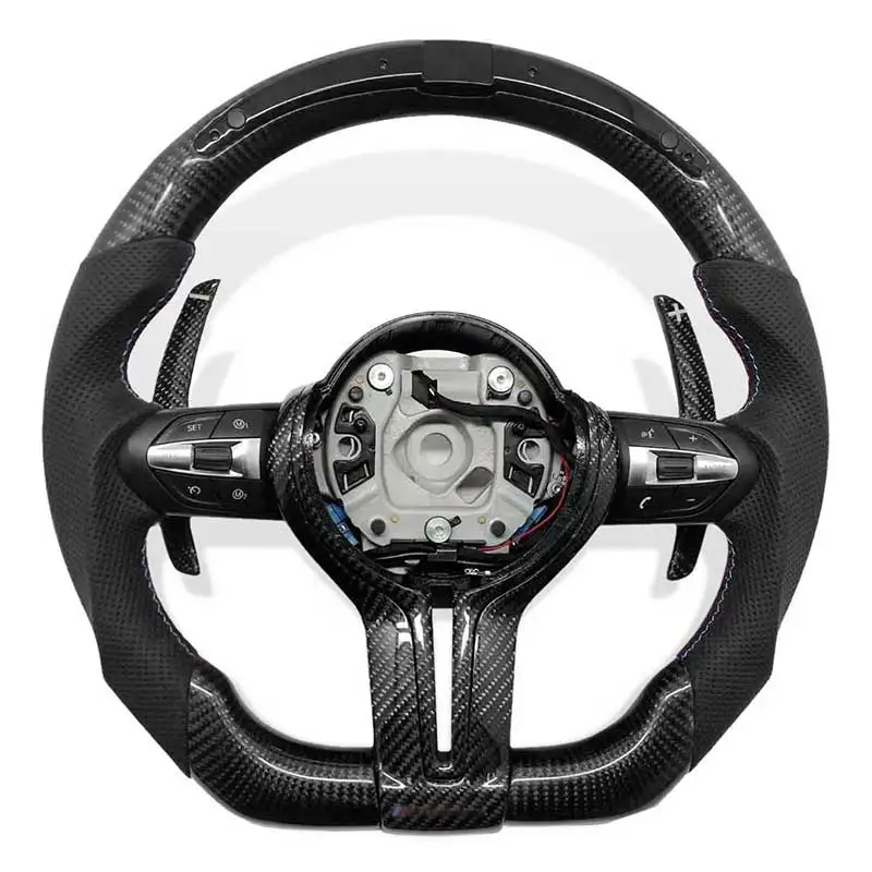 Carbon Fiber LED Steering Wheel for BMW F30 F10 F20 F11 F31 F34 F32 F33 F36 F22 F23 F46 F80 M3 M6 Steering Wheel Car Accessories