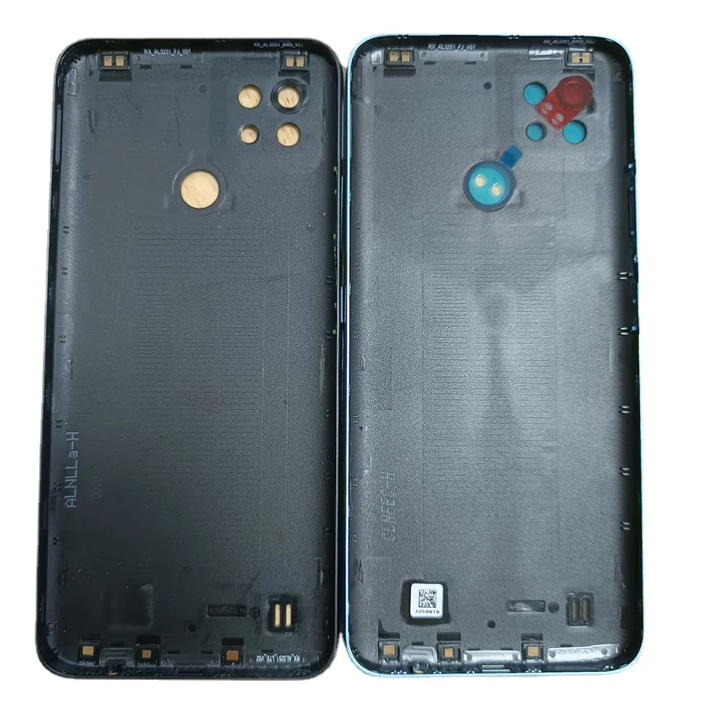 For OPPO Realme C21 RMX3201 / C20 RMX3063 RMX3061 Back Battery Cover Rear Panel Door Housing Case +Power Volume button