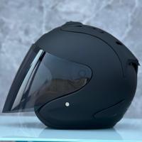 Ram4 Half Helmet Men and Women Motorcycle Off-Road Summer Helmet Matte Black Racing Mountain Cross Casco Capacete