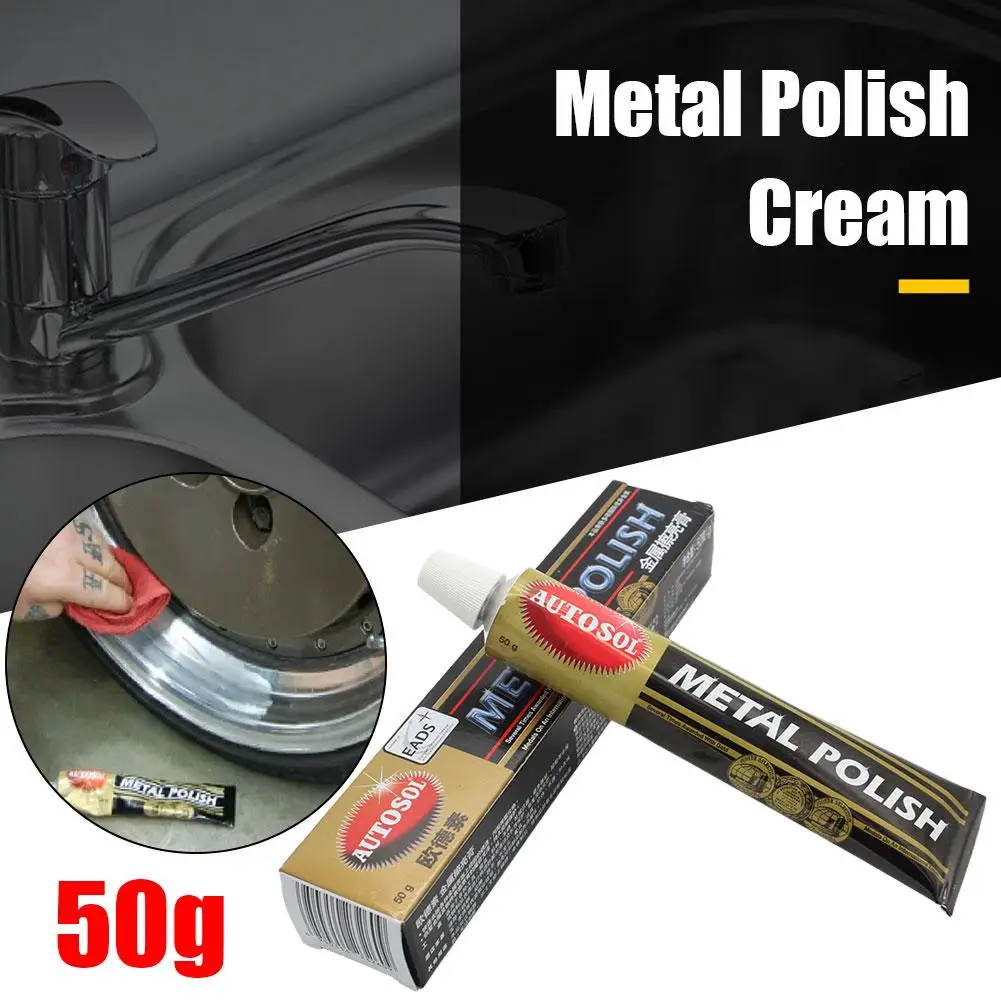 50g Metal Polishing Cream Knife Machine Polishing Wax Mirror Stainless Steel Ceramic Hardware Watch Polishing Paste Rust Remover