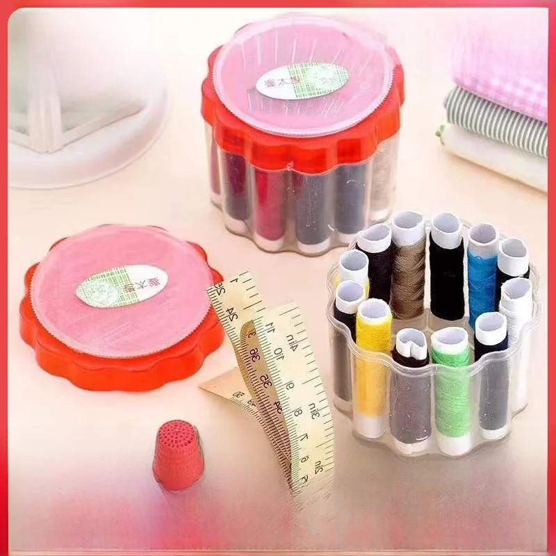 

Large Capacity Sewing Kit Convenient Portable Needlework Box Dormitory Practical Sewing Tools Set Home Fabric Art Cross Stitc...