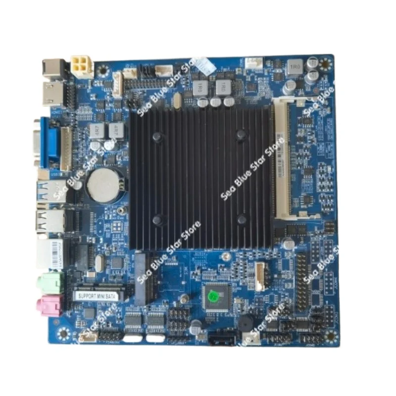 Industrial control main board ITX-J1900TE-2CD8 integrated machine cash register main board Second-hand disassembly main board