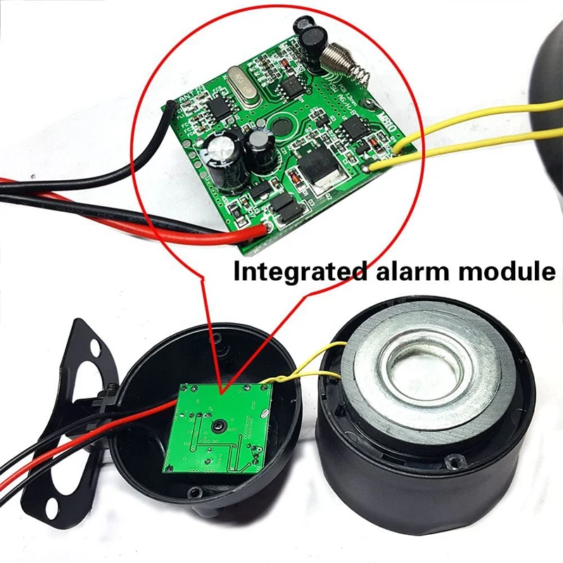 Car Horn Siren Alarm Security Protection System With 2 Remote Controls 7-Level Sensitivity Anti-Theft Device