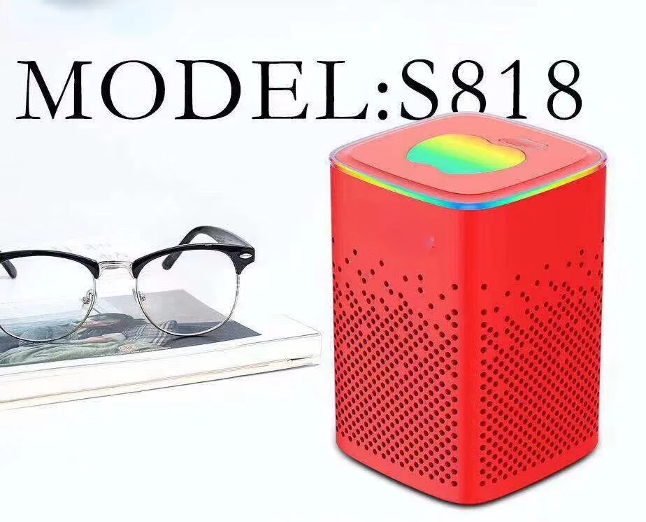 818 Wireless Bluetooth Speaker Outdoor Light Card Insertion Creative Gift Subwoofer Audio