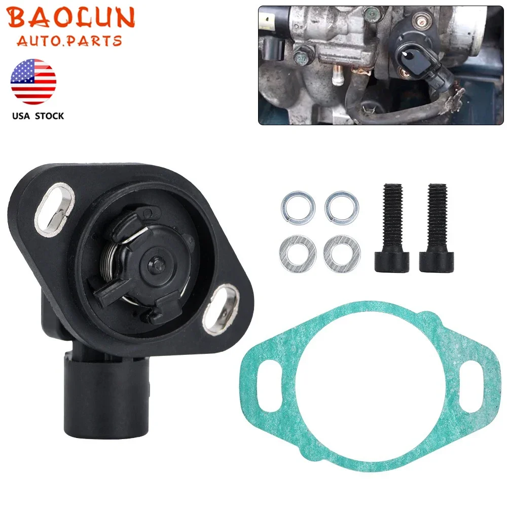 BAOLUN  37825PAAA01 16400P06A11 New Throttle Position Sensor Kit TPS  For 1988-2001 Honda Accord CRX CRV Civic Acura Integra