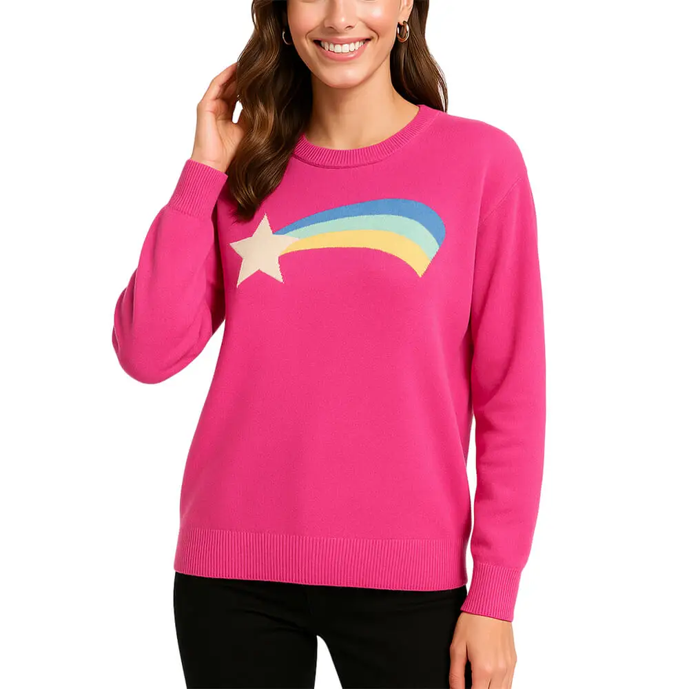 

Anime Mabel Sweater Pines Cartoon Cosplay Costume Rainbow Star Sweatshirt Halloween Causal Outfits Christmas Birthday Gift