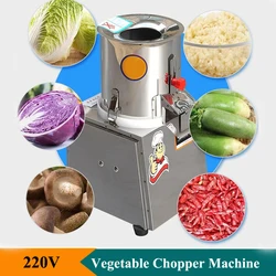 Easy Operation Vegetable Chopper Machine Large Output Food Cutting Machine 220V Electric Meat Vegetable Cutter Machine