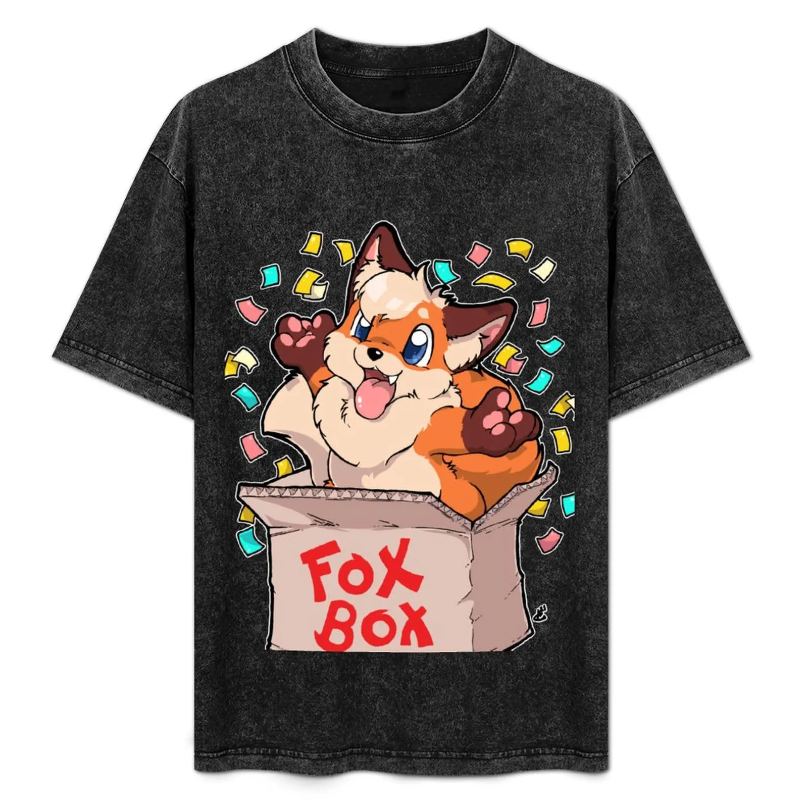 

Fox Box T-Shirt Soft Cotton Print T-Shirt