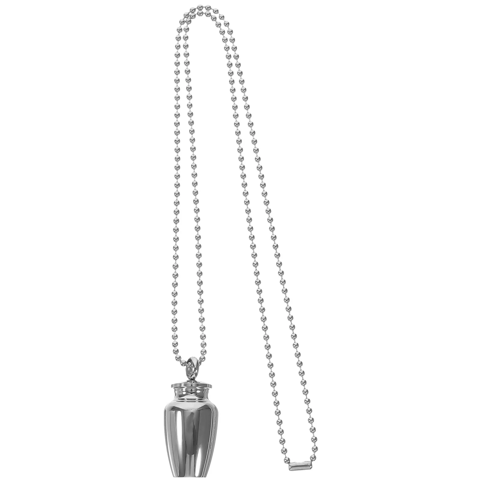 

Hair Dental Teeth Pendant Baby Necklace Kids Saver Titanium Steel Material Toddler Container Jewelry Decor