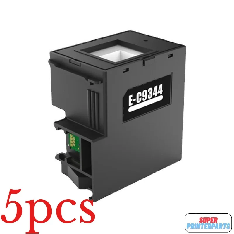 5pcs C9344 Waste Ink Tank Maintenance Box for EPSON XP 2100 2105 3100 3105 4100 4101 4105 WorkForce WF 2810 2830 2835 2850