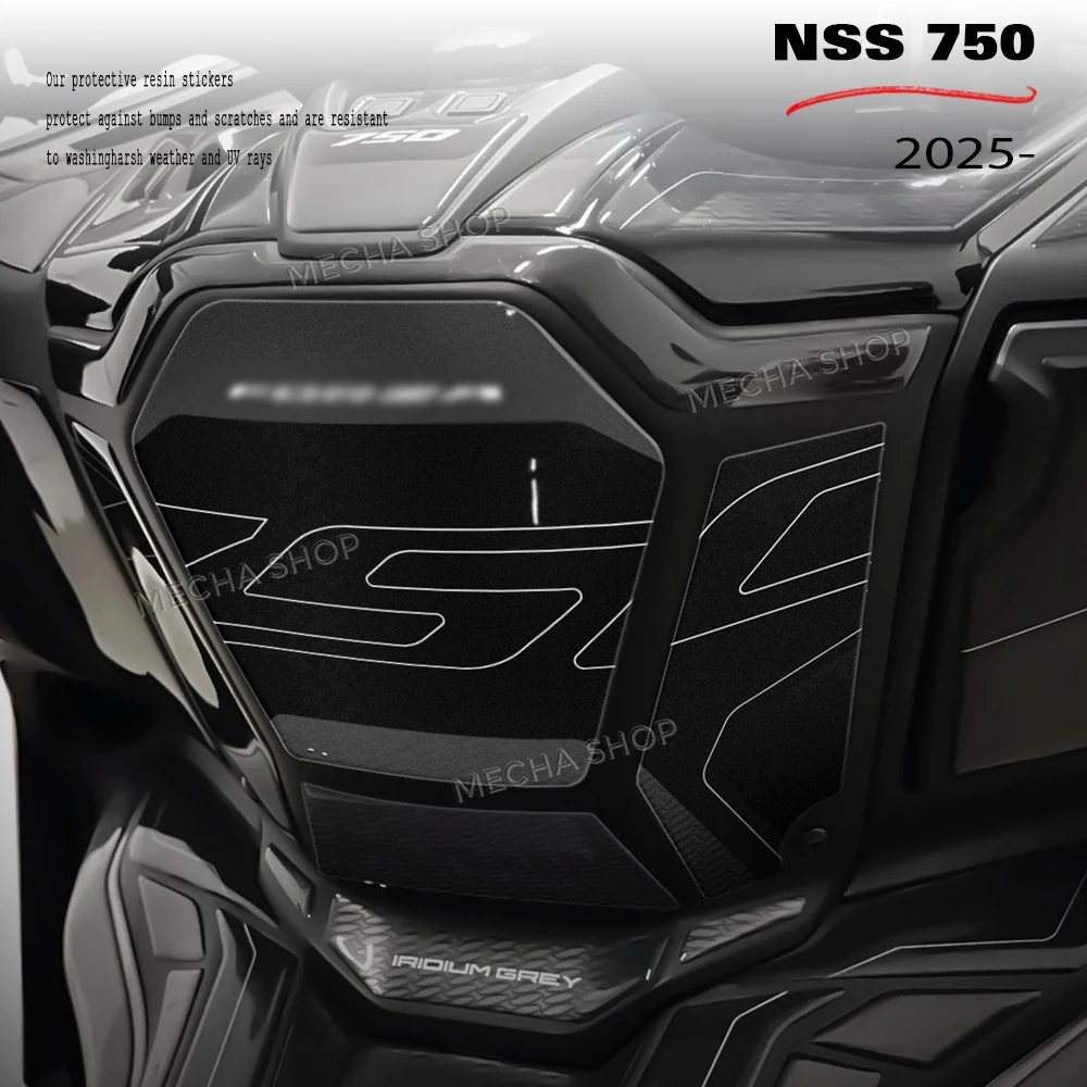 

3D-наклейка из смолы для мотоциклов, защитная наклейка на центральную часть зажигания, водонепроницаемая, устойчивая к царапинам, для NSS750 2025