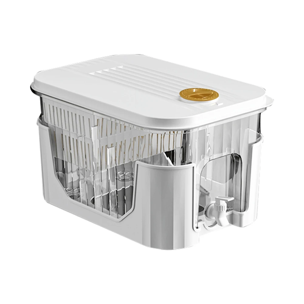 5L Cold Kettle with Faucet Refrigerator Drink Dispenser Large Capacity Lemonade Fruit Tea Bucket Water Jug for Summer Home