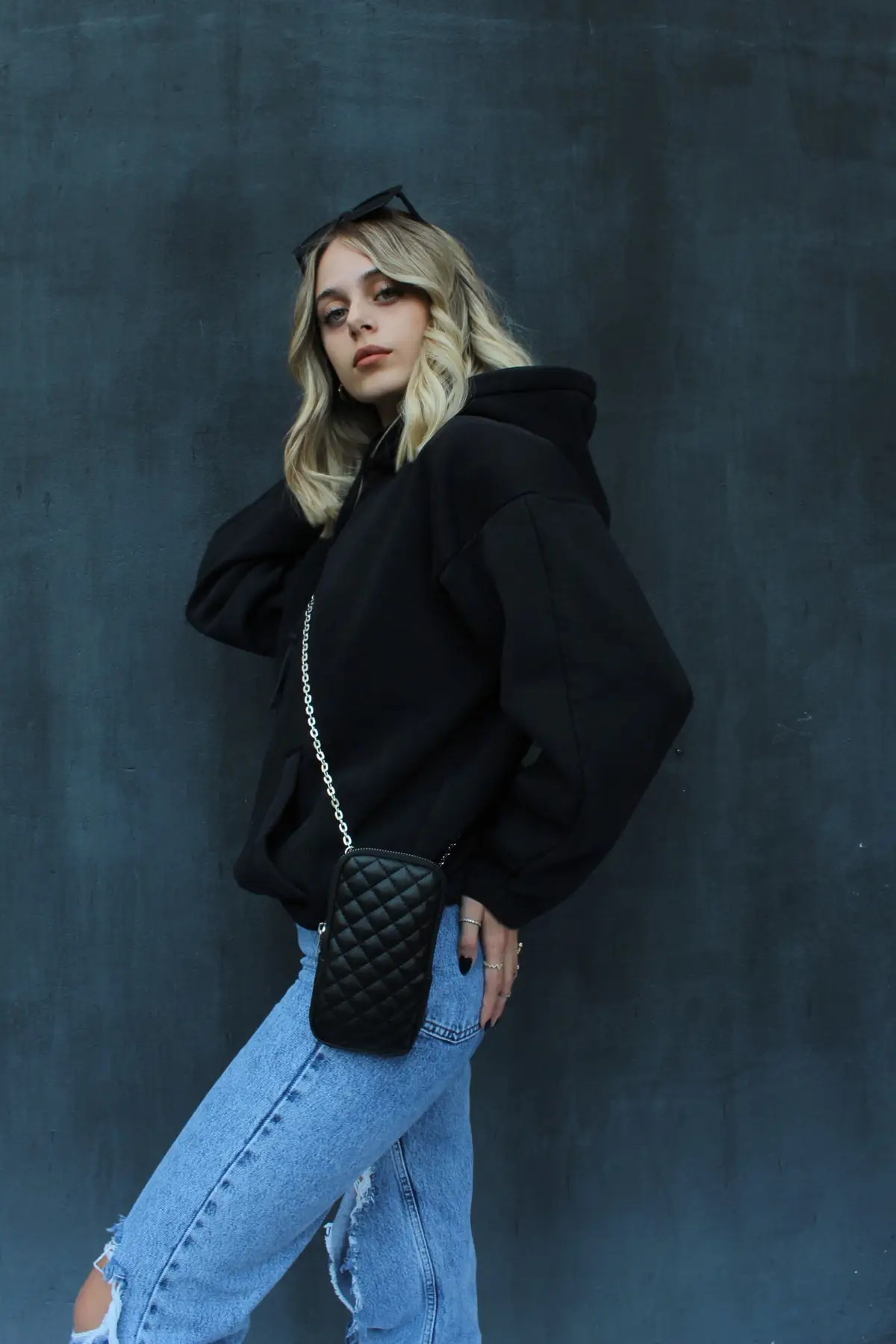 Женская Стеганая сумка для телефона с узором и цепочкой, черная стильная, практичная, многофункциональная, быстрая и безопасная доставка, трендовая модель 2022