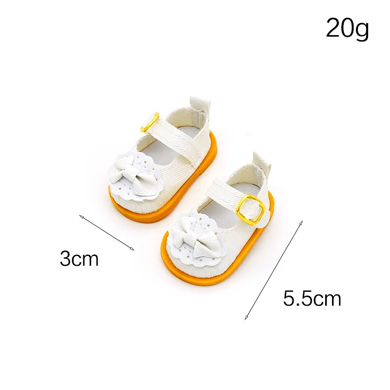 5.5cm Doll Shoes Fit 20cm Dolls Accessories BDJ Doll Kits Princess Shoes Girl Gift 1Pair