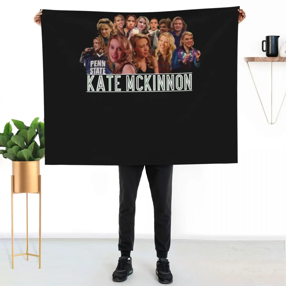 Kate Mckinnon 8 Tee Shirt Throw Blanket Warm Plush Fuzzy Blanket for Living Room