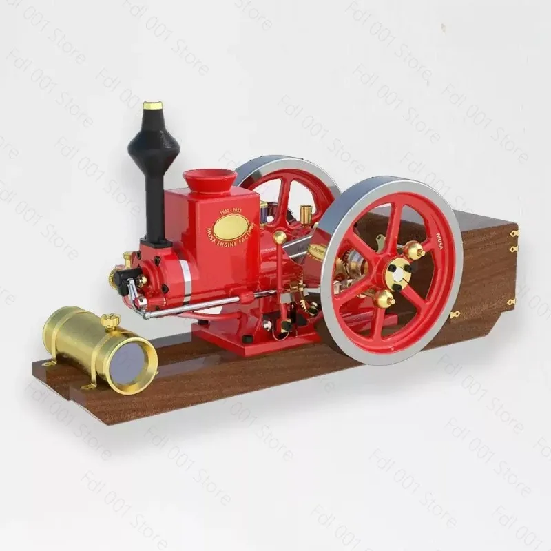 Vintage four-stroke engine stationary horizontal IC engine model 7cc